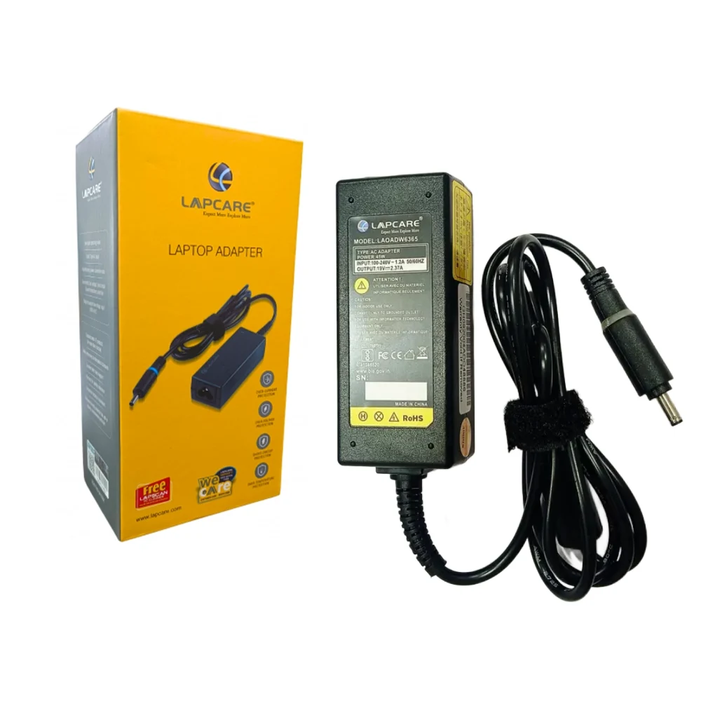 Lapcare Laptop Adapter Compatible For Asus 45w | 19v/2.37a | 4.0mm x 1.35mm view 4